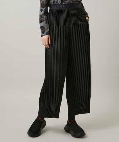 RSLCD07460 TRUNK HIROKO KOSHINO エコスエードアコーディオンプリーツパンツ
