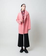 RSLCD14360 TRUNK HIROKO KOSHINO(ヒロココシノ) ポンチイージーワイドパンツ/洗える ホワイト