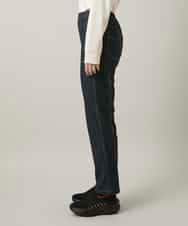 RSLCD15430 TRUNK HIROKO KOSHINO(ヒロココシノ) 裏起毛3Dデニムスリムパンツ/洗える ネイビー