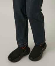 RSLCD15430 TRUNK HIROKO KOSHINO(ヒロココシノ) 裏起毛3Dデニムスリムパンツ/洗える ネイビー