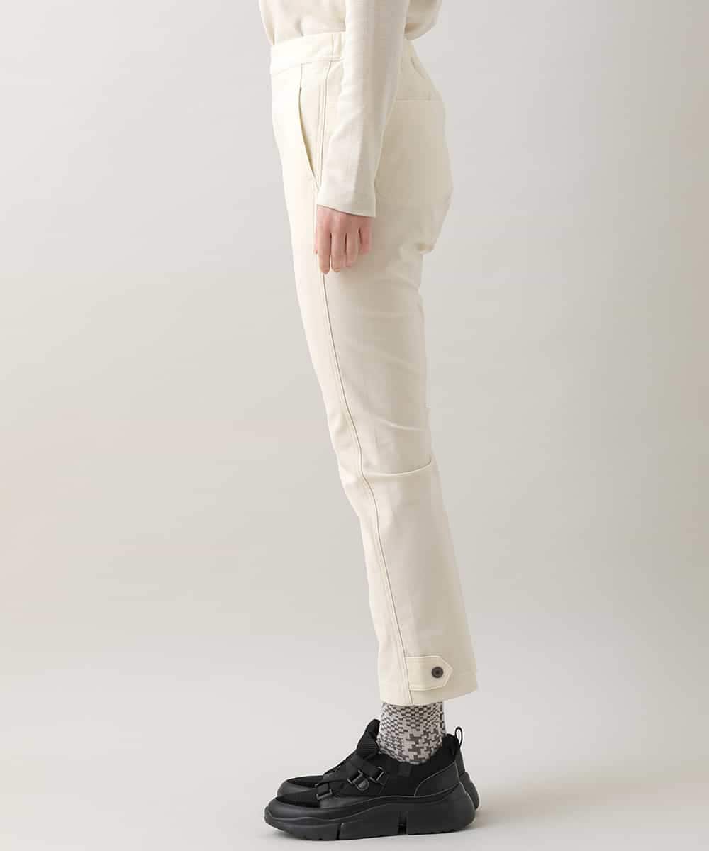 RSLCV11340 TRUNK HIROKO KOSHINO(ヒロココシノ) 【洗える】裏起毛フィットハイテンションパンツ アイボリー