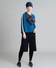 RSLEJ09330 TRUNK HIROKO KOSHINO(ヒロココシノ) 【洗える】２WAYストレッチキュロットパンツ ネイビー