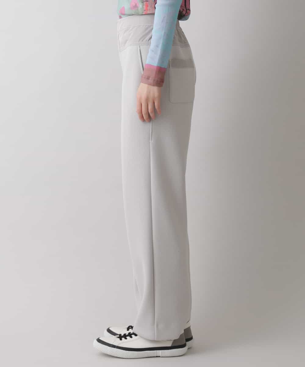 RSLES33360 TRUNK HIROKO KOSHINO(ヒロココシノ) 【洗濯機で洗える】ハニカムダンボールジョイントパンツ ライトグレー