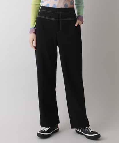 RSLES33360 TRUNK HIROKO KOSHINO 【洗濯機で洗える】ハニカムダンボールジョイントパンツ