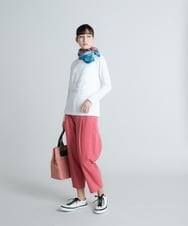 RSLES39360 TRUNK HIROKO KOSHINO(ヒロココシノ) 【洗濯機で洗える】コクーンシルエットパンツ ピンク