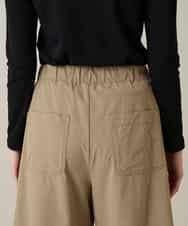 RSLFD10390 TRUNK HIROKO KOSHINO(ヒロココシノ) 配色ラインカーブタックパンツ ベージュ