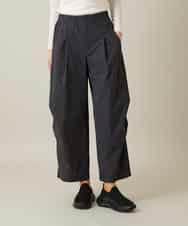 RSLFD10390 TRUNK HIROKO KOSHINO(ヒロココシノ) 配色ラインカーブタックパンツ ダークグレー