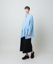 RSLFD19340 TRUNK HIROKO KOSHINO(ヒロココシノ) ストレッチデザインパンツ/洗える ライトグレー