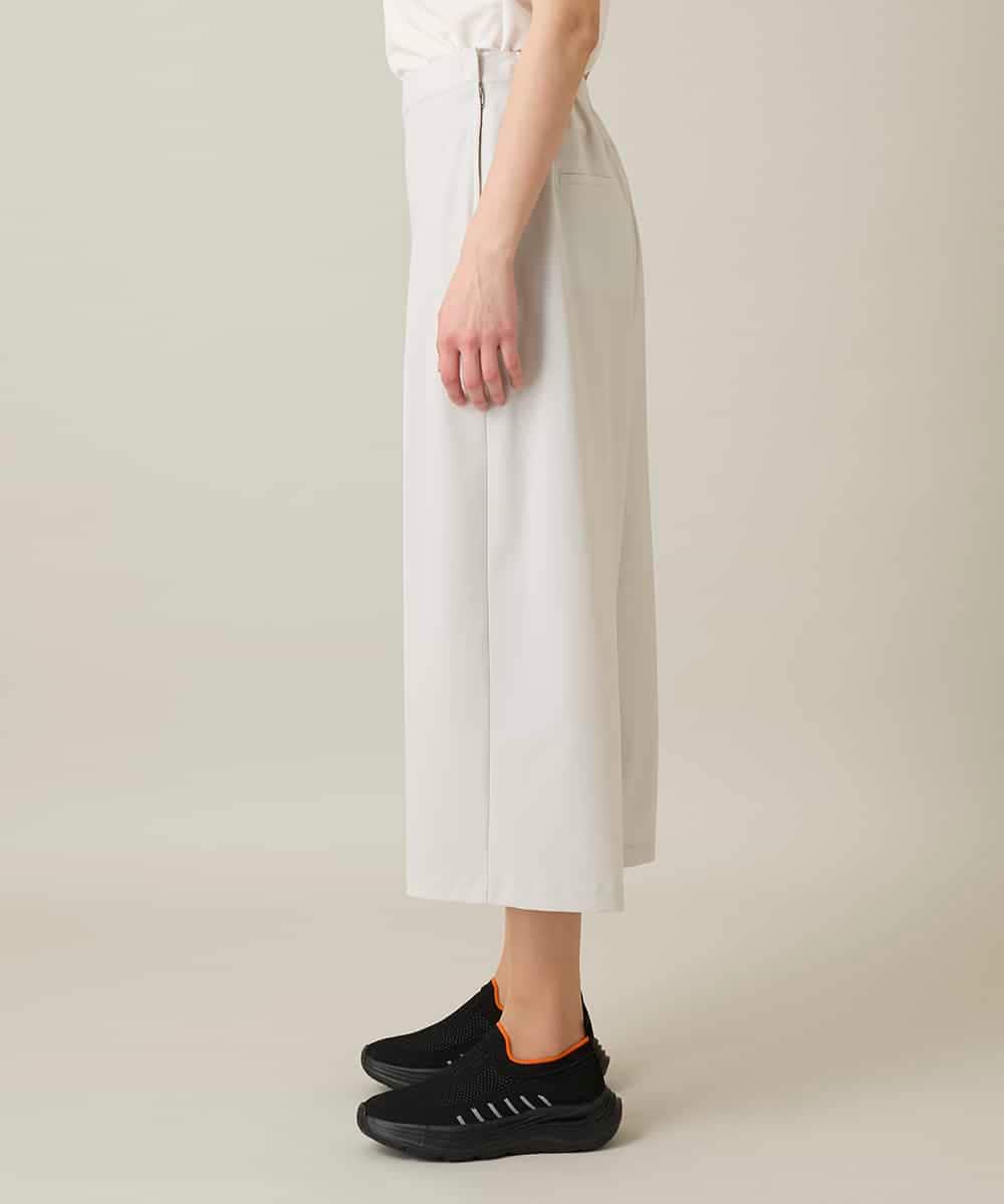 RSLFD19340 TRUNK HIROKO KOSHINO(ヒロココシノ) ストレッチデザインパンツ/洗える ライトグレー