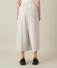 RSLFD19340 TRUNK HIROKO KOSHINO(ヒロココシノ) ストレッチデザインパンツ/洗える ライトグレー