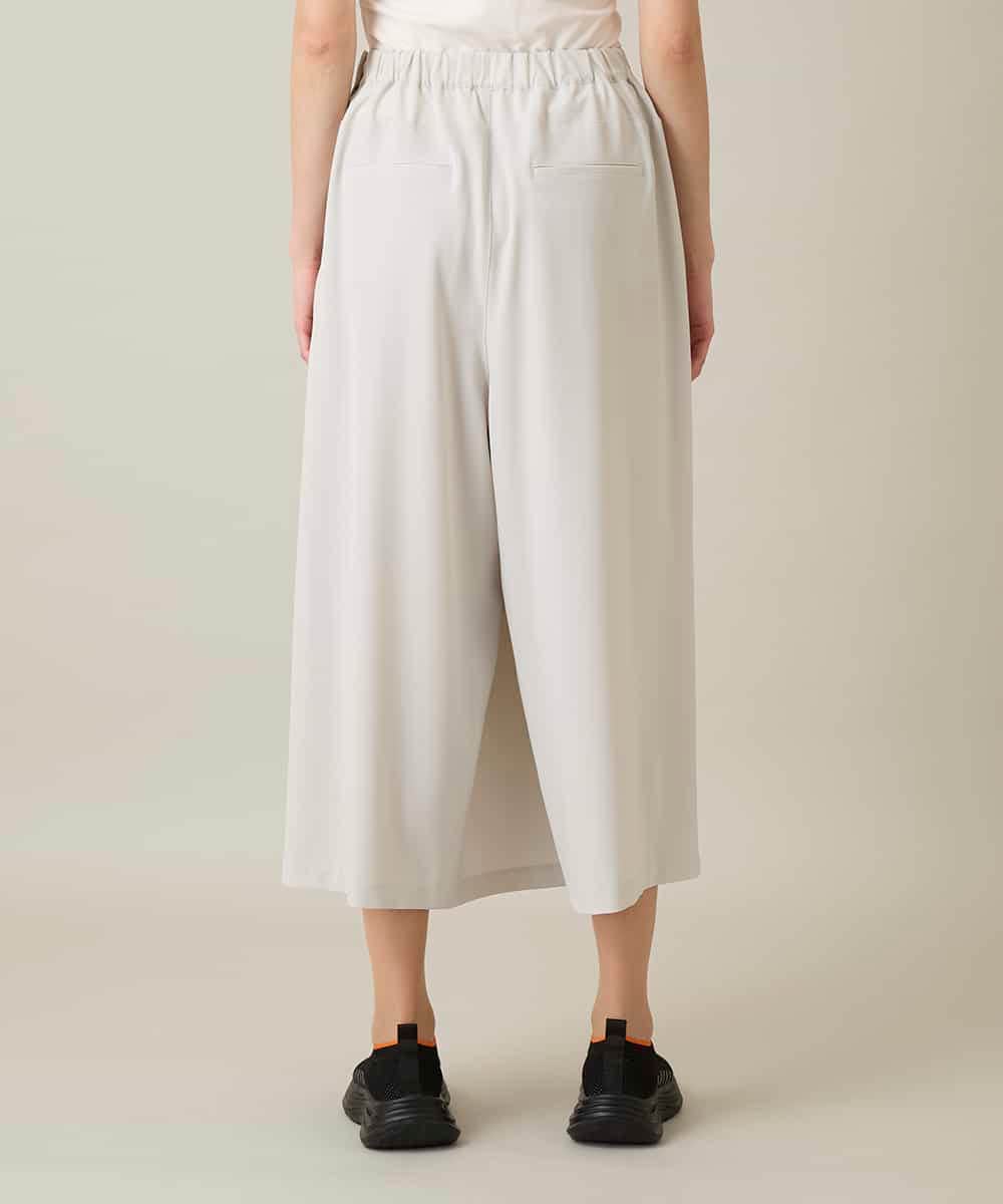 RSLFD19340 TRUNK HIROKO KOSHINO(ヒロココシノ) ストレッチデザインパンツ/洗える ライトグレー