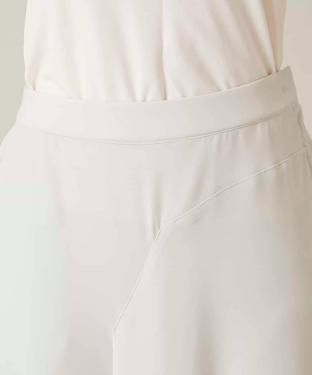 RSLFD19340 TRUNK HIROKO KOSHINO(ヒロココシノ) ストレッチデザインパンツ/洗える ライトグレー