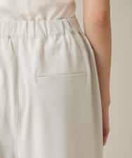 RSLFD19340 TRUNK HIROKO KOSHINO(ヒロココシノ) ストレッチデザインパンツ/洗える ライトグレー