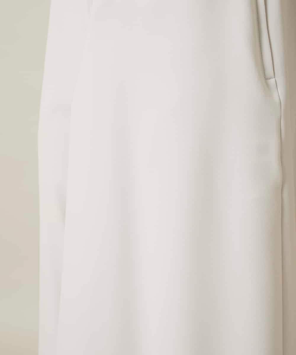 RSLFD19340 TRUNK HIROKO KOSHINO(ヒロココシノ) ストレッチデザインパンツ/洗える ライトグレー