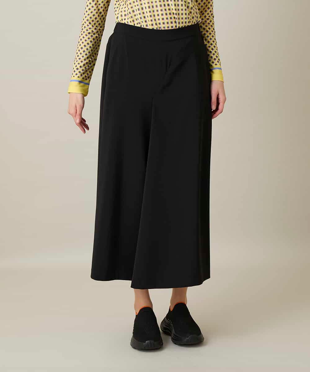 RSLFD19340 TRUNK HIROKO KOSHINO(ヒロココシノ) ストレッチデザインパンツ/洗える ブラック