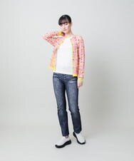 RSLFD21360 TRUNK HIROKO KOSHINO(ヒロココシノ) ストレッチデニムパンツ/日本製/洗える ブルー