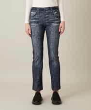 RSLFD21360 TRUNK HIROKO KOSHINO(ヒロココシノ) ストレッチデニムパンツ/日本製/洗える ブルー