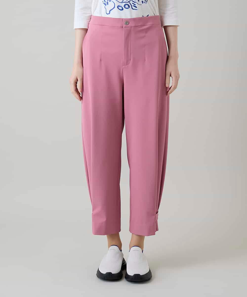 RSLGD08340 TRUNK HIROKO KOSHINO(ヒロココシノ) キューダスアンクルパンツ/洗える ピンク