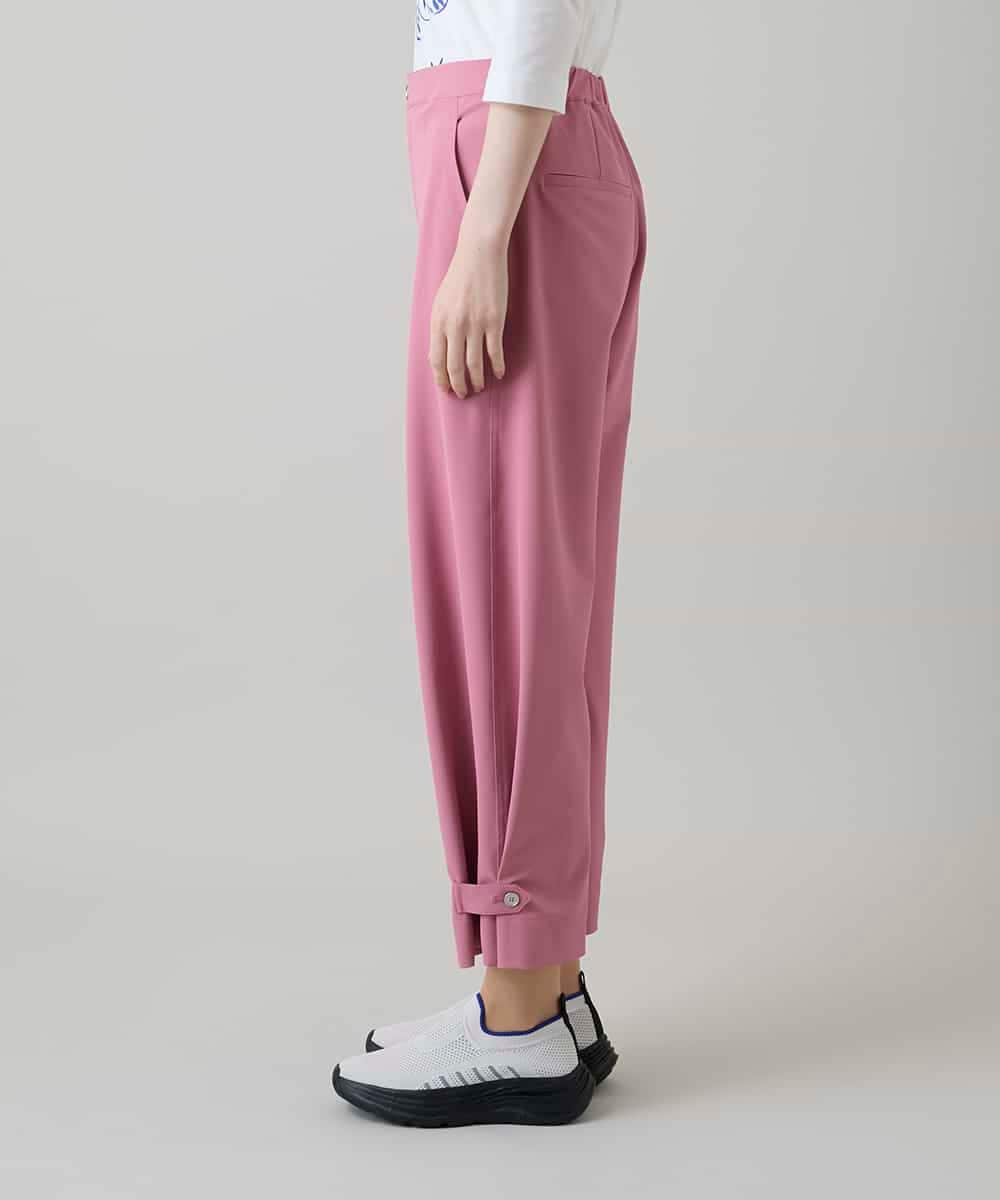 RSLGD08340 TRUNK HIROKO KOSHINO(ヒロココシノ) キューダスアンクルパンツ/洗える ピンク