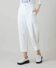 RSLGD08340 TRUNK HIROKO KOSHINO(ヒロココシノ) キューダスアンクルパンツ/洗える ホワイト