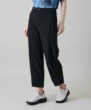 RSLGD08340 TRUNK HIROKO KOSHINO(ヒロココシノ) キューダスアンクルパンツ/洗える ブラック