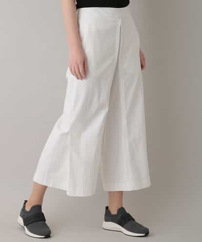 RSLGJ09360 HIROKO KOSHINO コットンキュプラストレッチパンツ