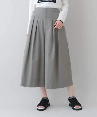 RSLGS08360 TRUNK HIROKO KOSHINO 【洗濯機で洗える】ボリュームワイドシルエットパンツ