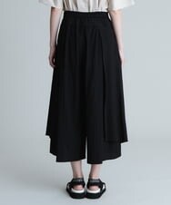 RSLGU37360 TRUNK HIROKO KOSHINO(ヒロココシノ) 【洗濯機で洗える】ペタルフレアデザインパンツ ブラック