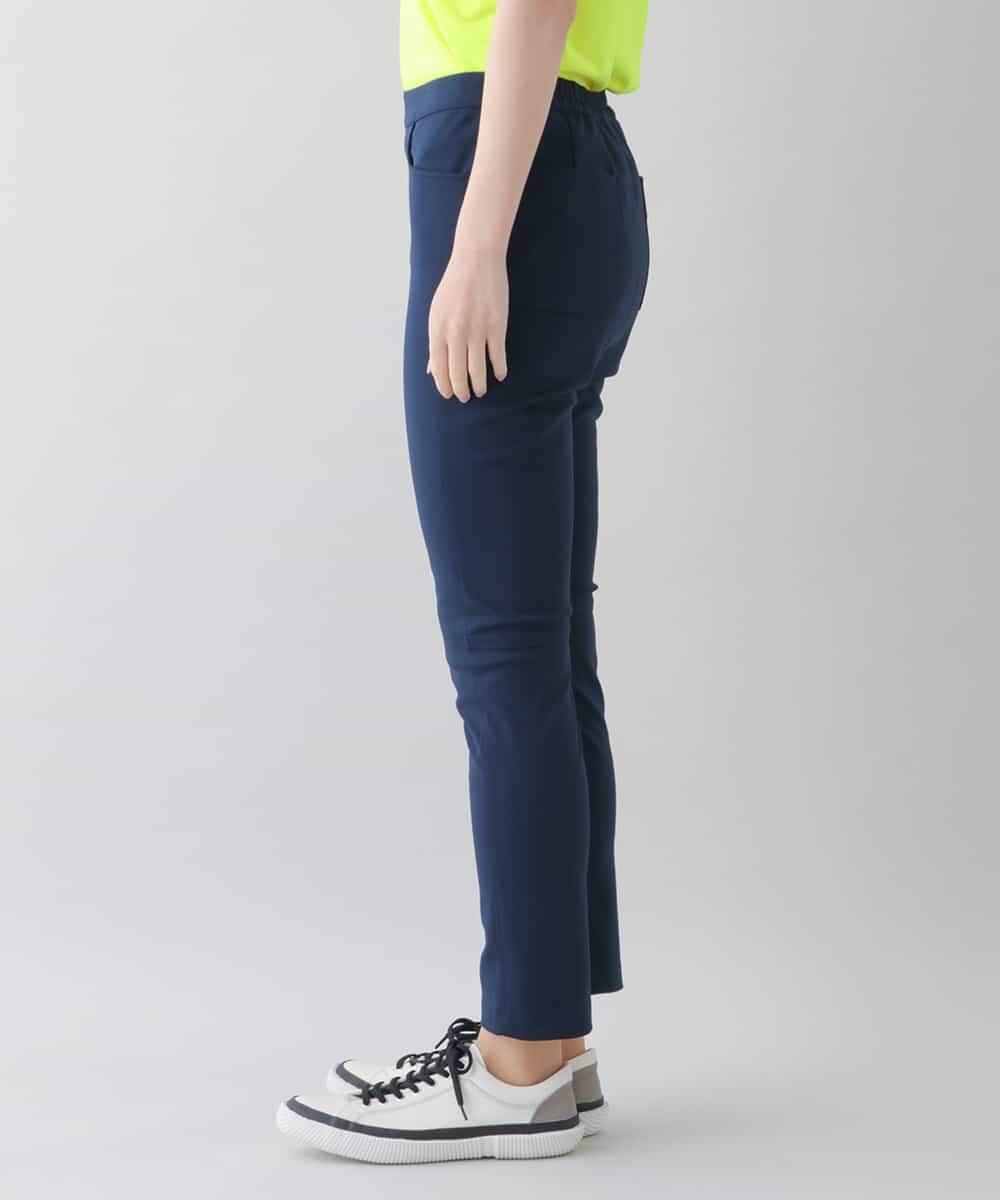 RSLGU72320 TRUNK HIROKO KOSHINO(ヒロココシノ) 【洗濯機で洗える】TEXBRID高機能ストレッチパンツ ネイビー