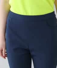 RSLGU72320 TRUNK HIROKO KOSHINO(ヒロココシノ) 【洗濯機で洗える】TEXBRID高機能ストレッチパンツ ネイビー