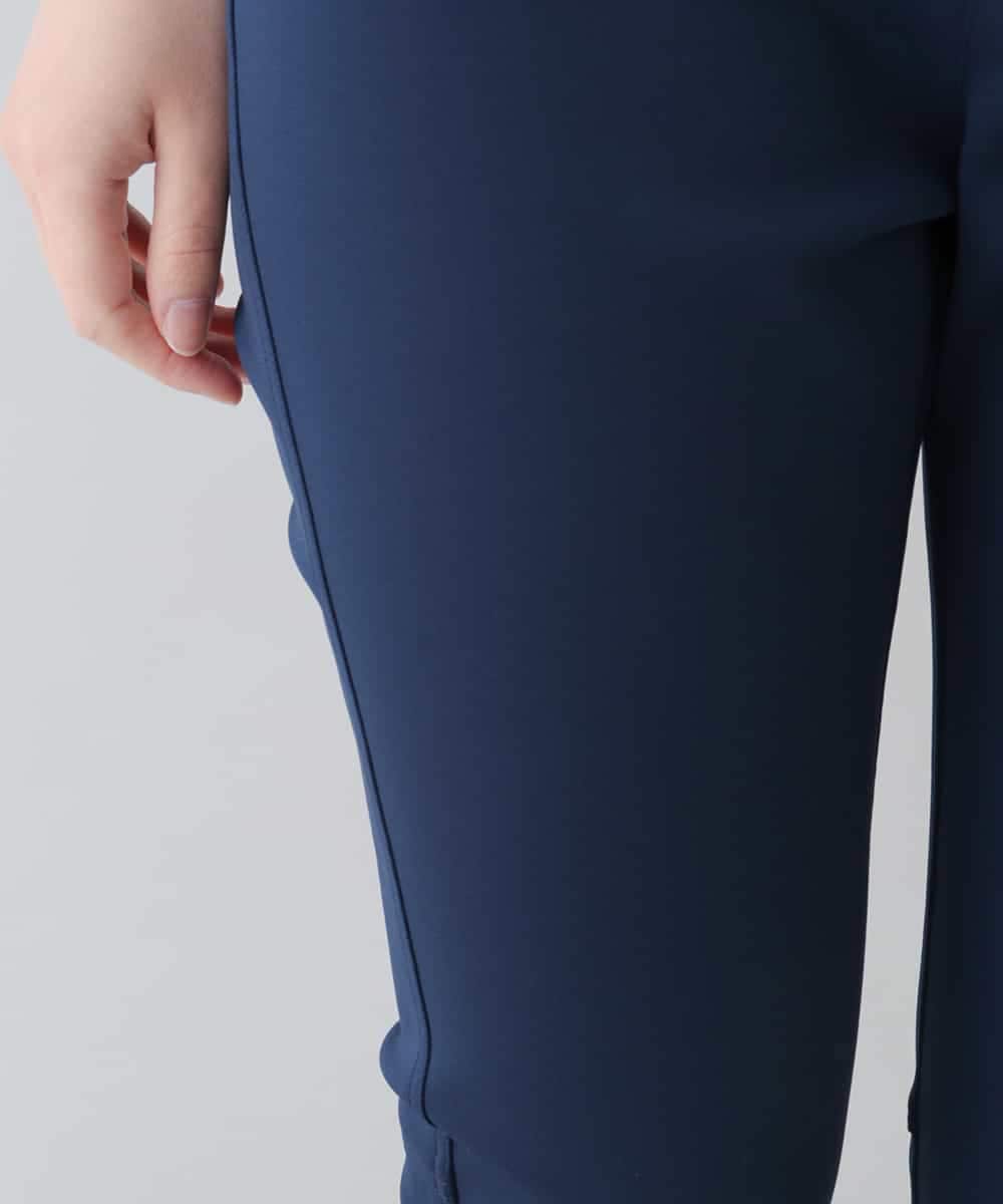 RSLGU72320 TRUNK HIROKO KOSHINO(ヒロココシノ) 【洗濯機で洗える】TEXBRID高機能ストレッチパンツ ネイビー
