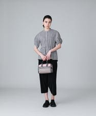 RSLGW18390 TRUNK HIROKO KOSHINO(ヒロココシノ) 変形サルエルパンツ/洗濯機で洗える ブラック