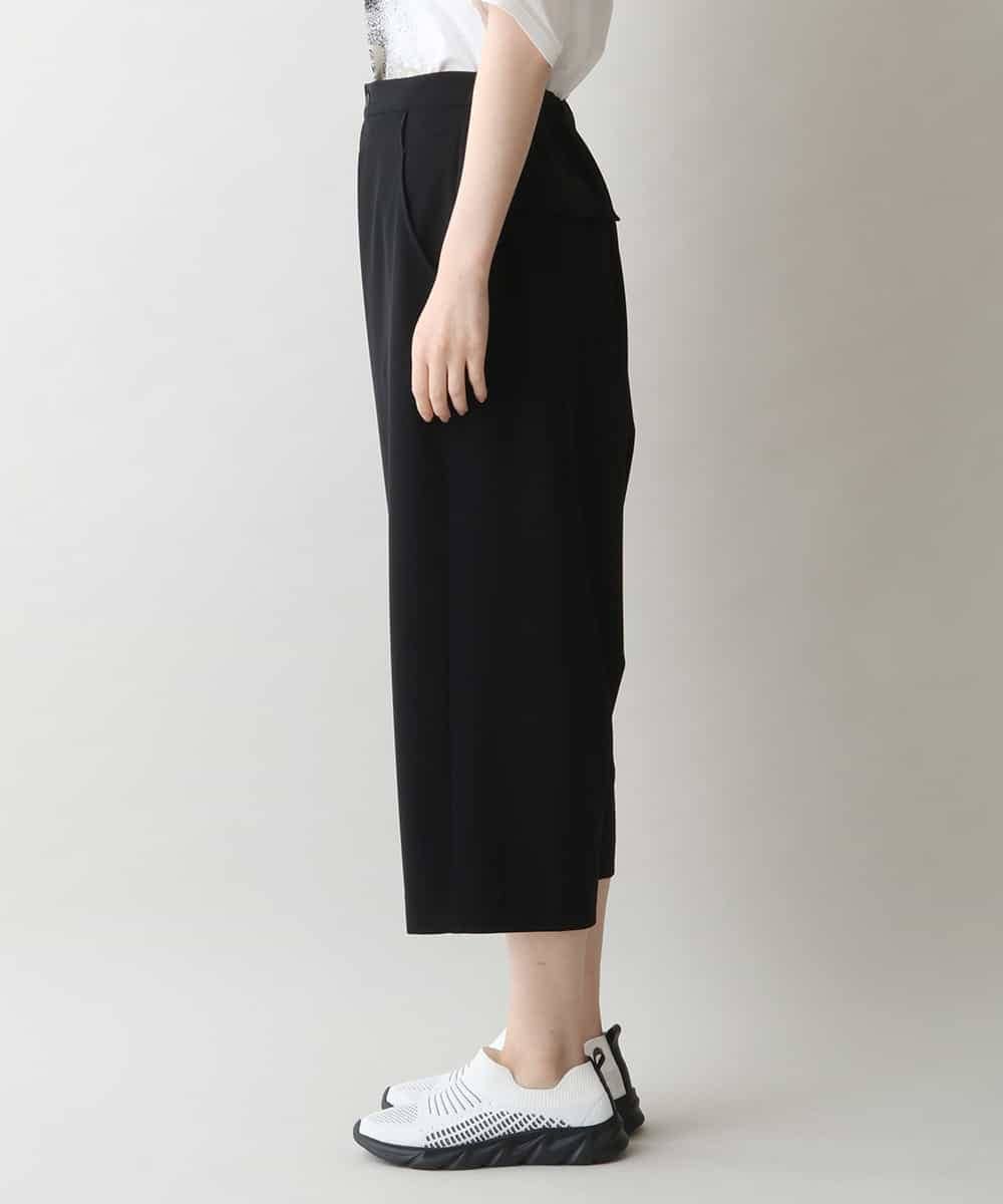 RSLGW18390 TRUNK HIROKO KOSHINO(ヒロココシノ) 変形サルエルパンツ/洗濯機で洗える ブラック
