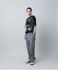 RSLIB14560 TRUNK HIROKO KOSHINO(ヒロココシノ) ギンガムチェックデザインパンツ/洗える ダークグレー