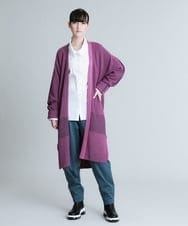 RSLJQ39360 TRUNK HIROKO KOSHINO(ヒロココシノ) 【洗濯機で洗える】ボリュームカットソーパンツ グリーン