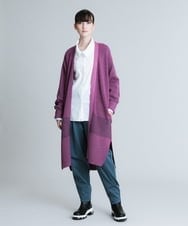 RSLJQ39360 TRUNK HIROKO KOSHINO(ヒロココシノ) 【洗濯機で洗える】ボリュームカットソーパンツ グリーン