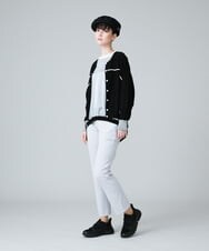 RSLJT06340 TRUNK HIROKO KOSHINO(ヒロココシノ) 【洗濯機で洗える】サイドポケット美シルエットパンツ カーキ