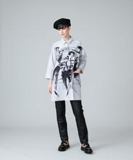 RSLJT21360 TRUNK HIROKO KOSHINO(ヒロココシノ) 【洗濯機で洗える】ストレッチレザースリムパンツ ブラック