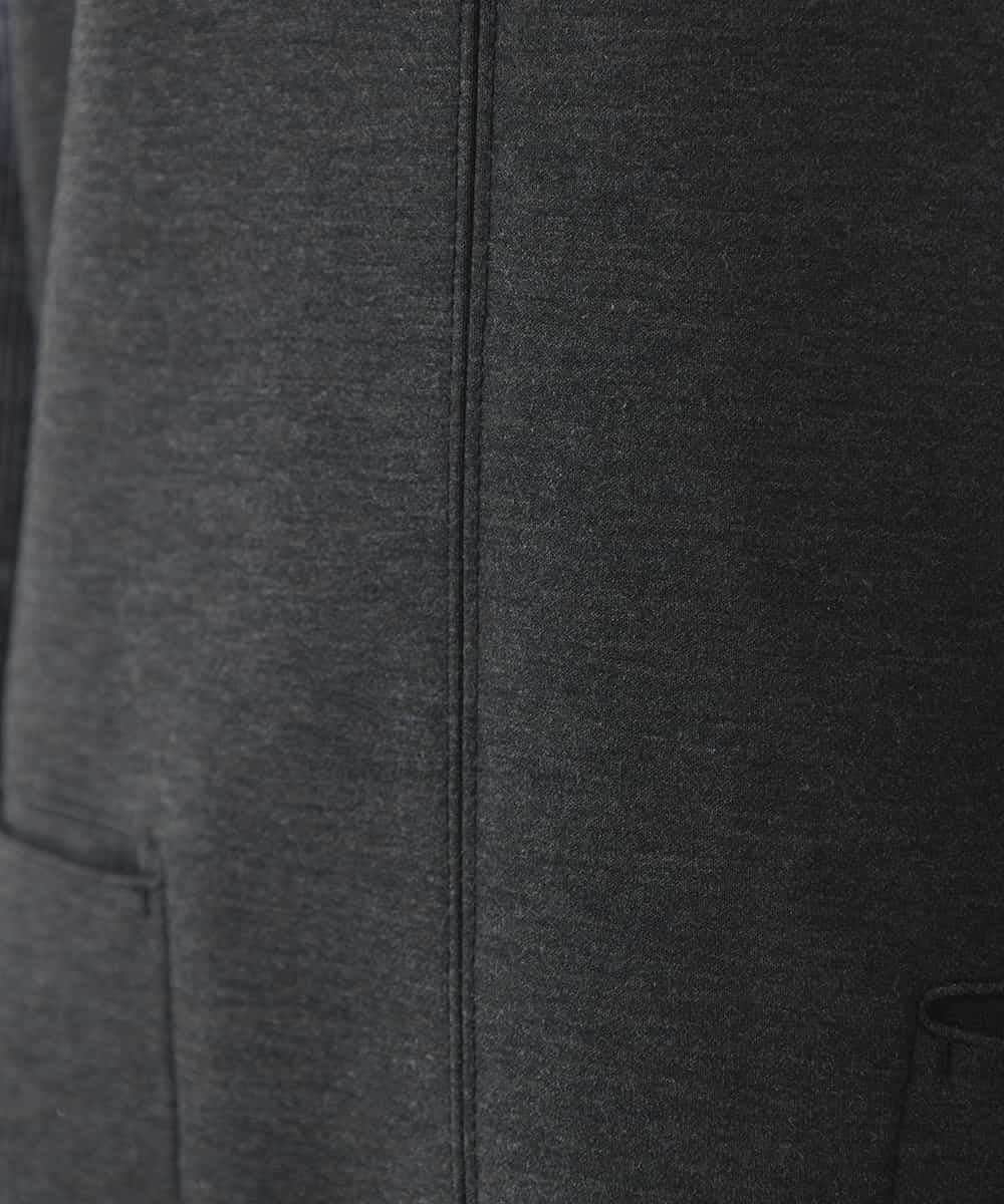 RSPAB04590 TRUNK HIROKO KOSHINO(ヒロココシノ) タフタジョイントワンピース/洗える ダークグレー