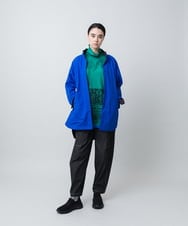 RSPAD17430 TRUNK HIROKO KOSHINO(ヒロココシノ) ロゴモチーフ幾何柄プリントチュニック/日本製/洗える ブラック