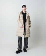 RSPAE31430 TRUNK HIROKO KOSHINO(ヒロココシノ) イラストデザインダンボールチュニック/日本製/洗える ベージュ