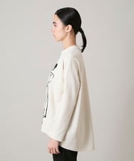 RSPAE31430 TRUNK HIROKO KOSHINO(ヒロココシノ) イラストデザインダンボールチュニック/日本製/洗える ベージュ