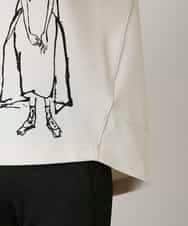 RSPAE31430 TRUNK HIROKO KOSHINO(ヒロココシノ) イラストデザインダンボールチュニック/日本製/洗える ベージュ