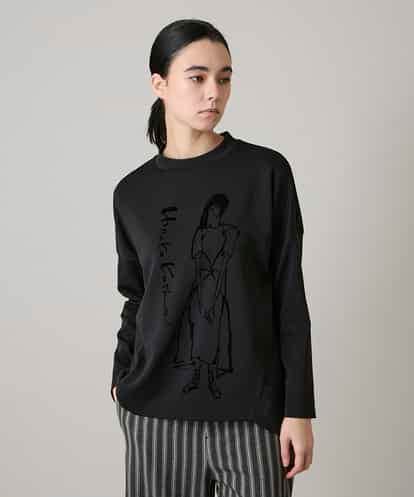 RSPAE31430 TRUNK HIROKO KOSHINO イラストデザインダンボールチュニック/日本製/洗える