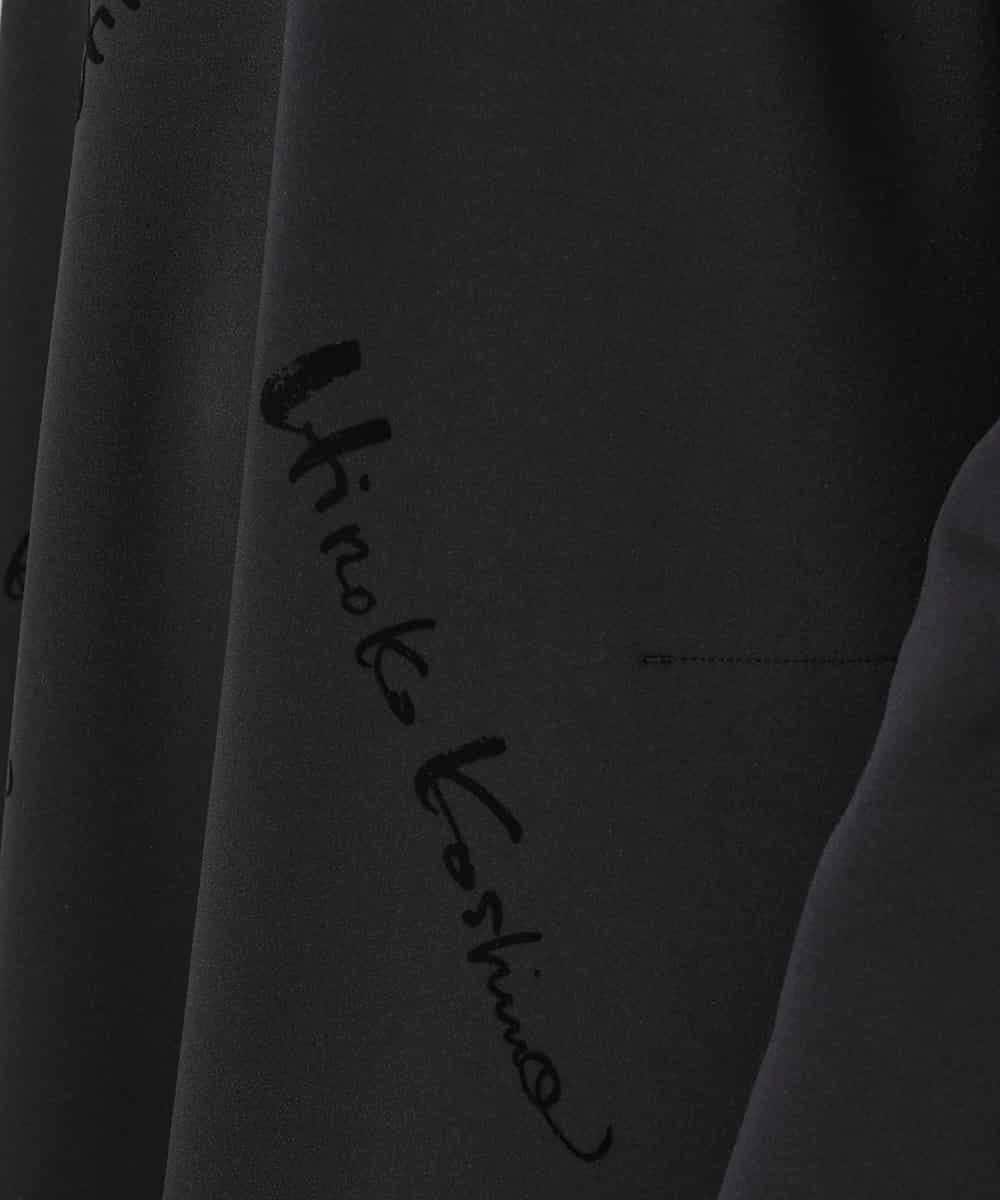 RSPAE32560 TRUNK HIROKO KOSHINO(ヒロココシノ) ハイネックジャージーワンピース /日本製/洗える ブラック