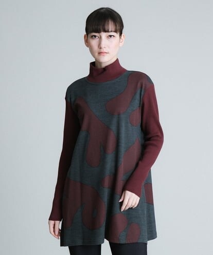 お値下げ】HIROKO KOSHINO ニット セットアップ ワインカラー