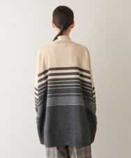 RSPAW15390 TRUNK HIROKO KOSHINO(ヒロココシノ) 【洗える】パネルボーダーハイネックチュニック ベージュ