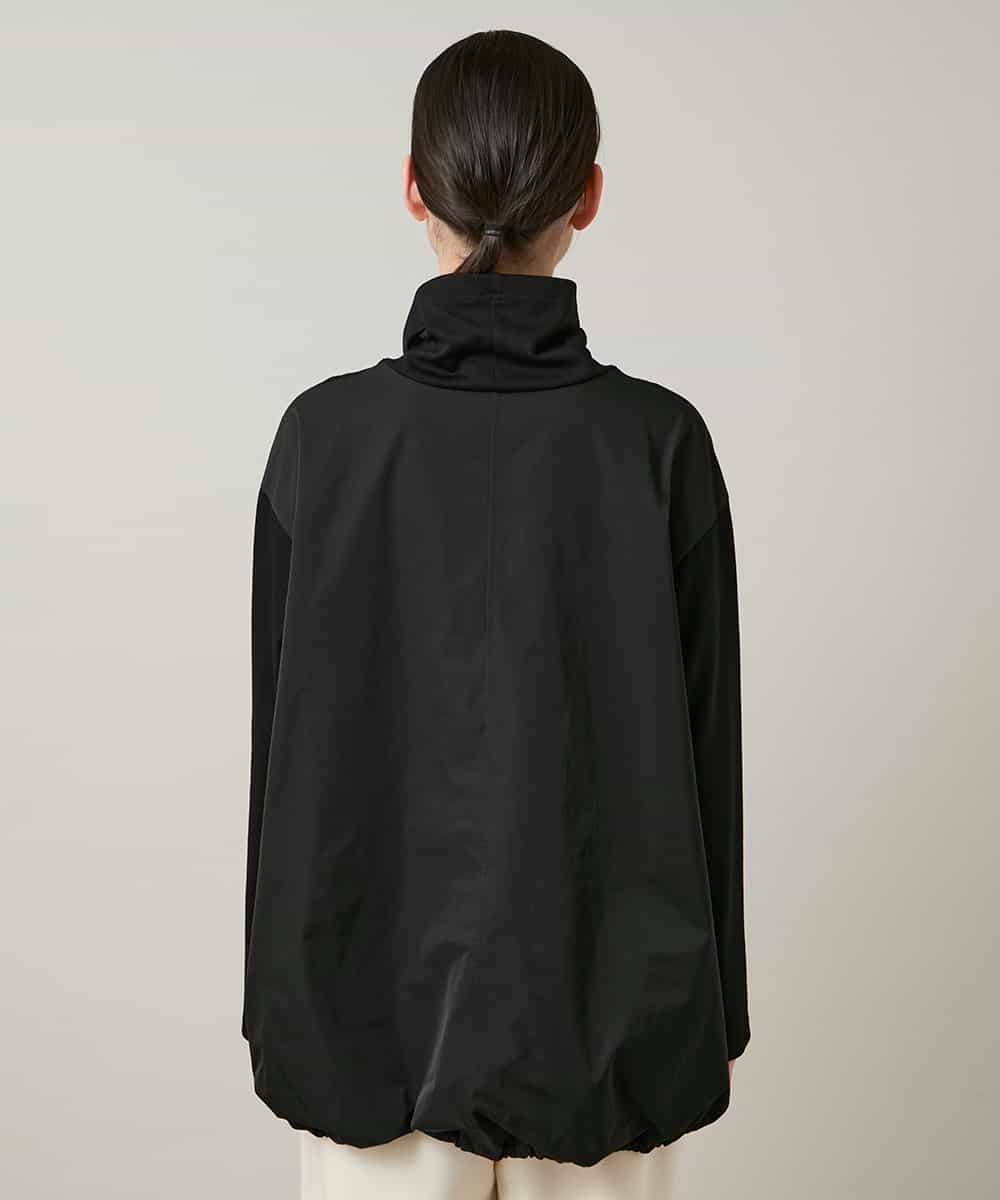 RSPCD10490 TRUNK HIROKO KOSHINO(ヒロココシノ) ハートモチーフドッキングデザインチュニック /日本製/洗える ブラック