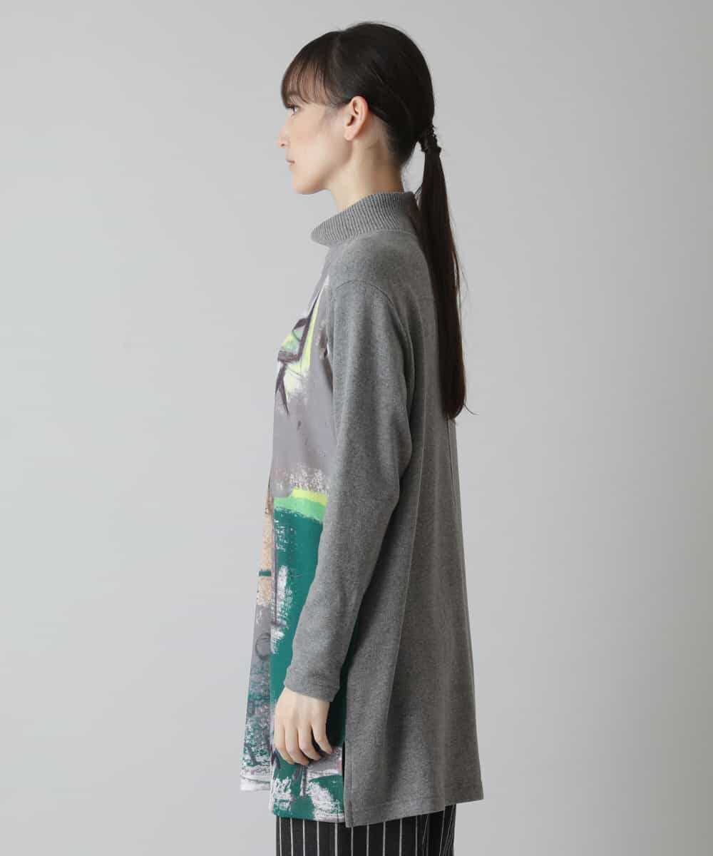 洗濯機で洗える/日本製】グラフィティーダンボールロングTシャツ 
