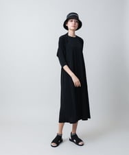 RSPGC71430 TRUNK HIROKO KOSHINO(ヒロココシノ) 【WEB/京王百貨店新宿店限定】スリーブレスジャージーワンピース/日本製/洗える ブラック